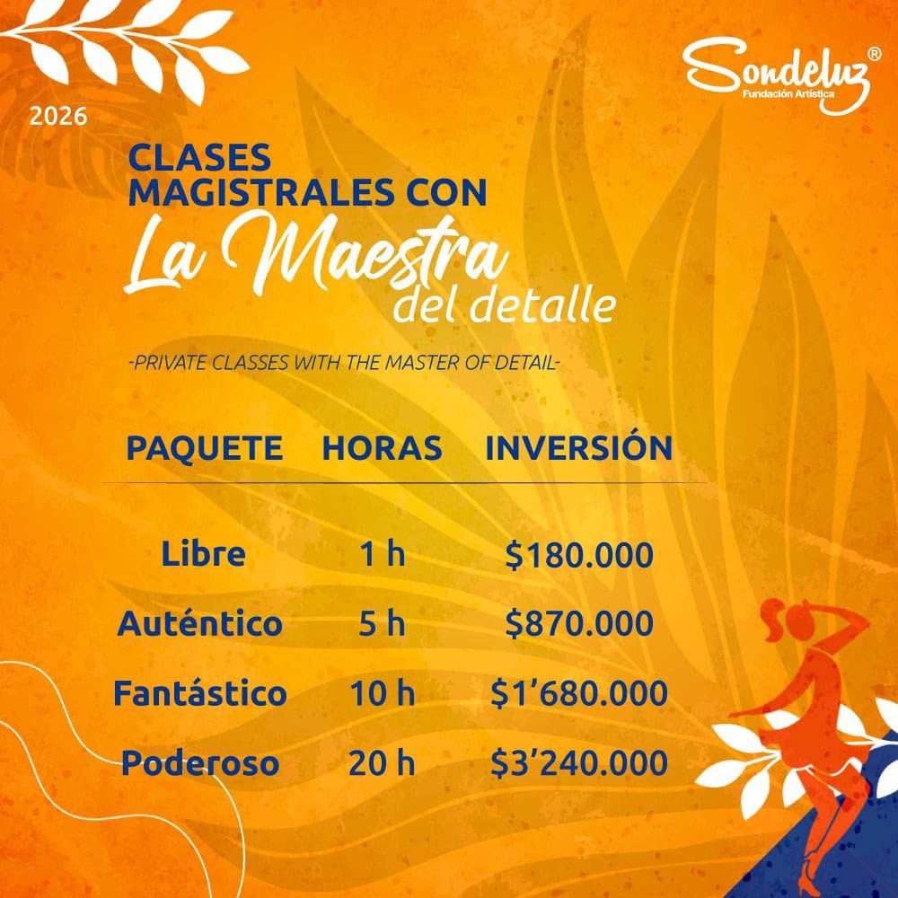 Sondeluz 2026 Maestra Luz private packages brochure